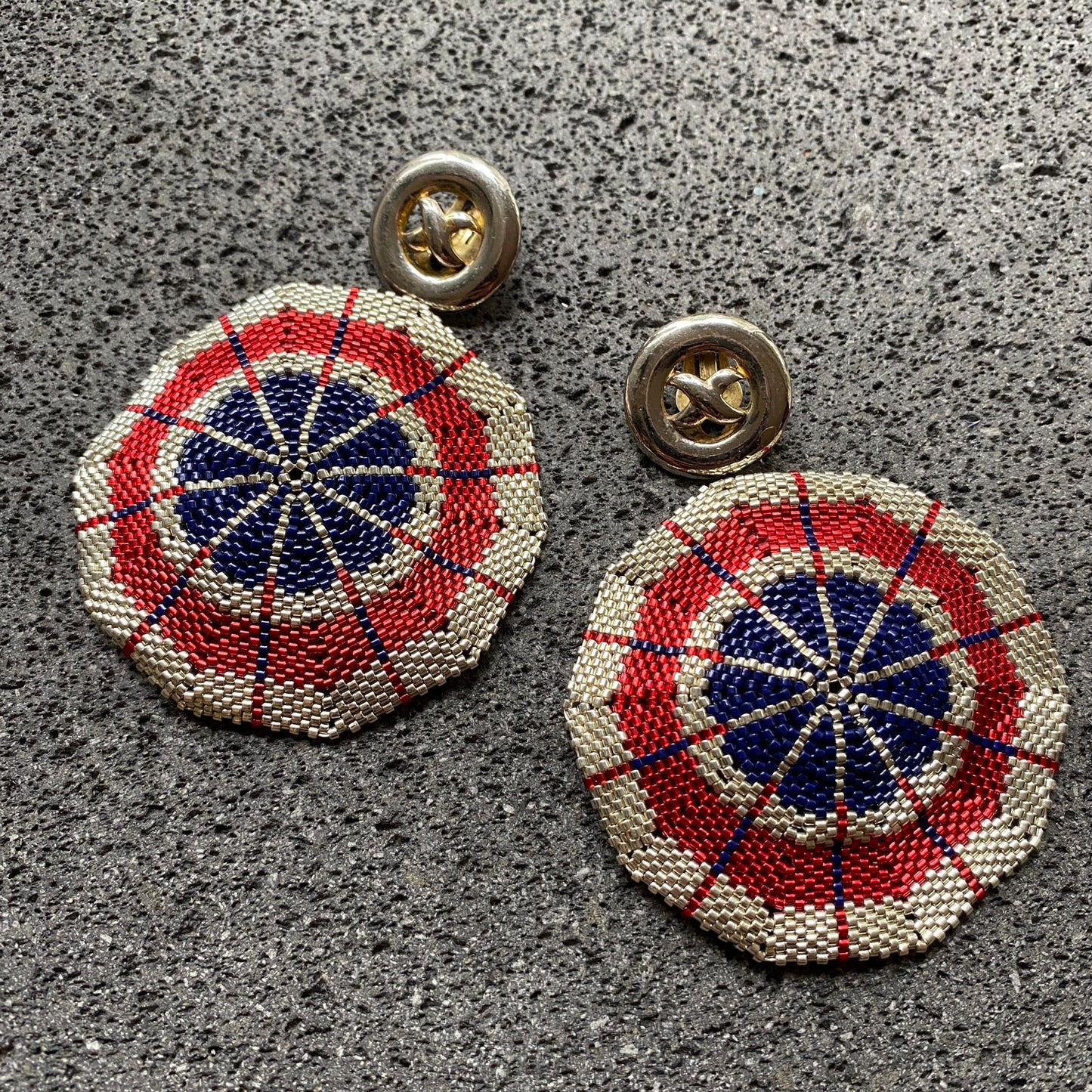 Clips Vintage Cruz Plateado