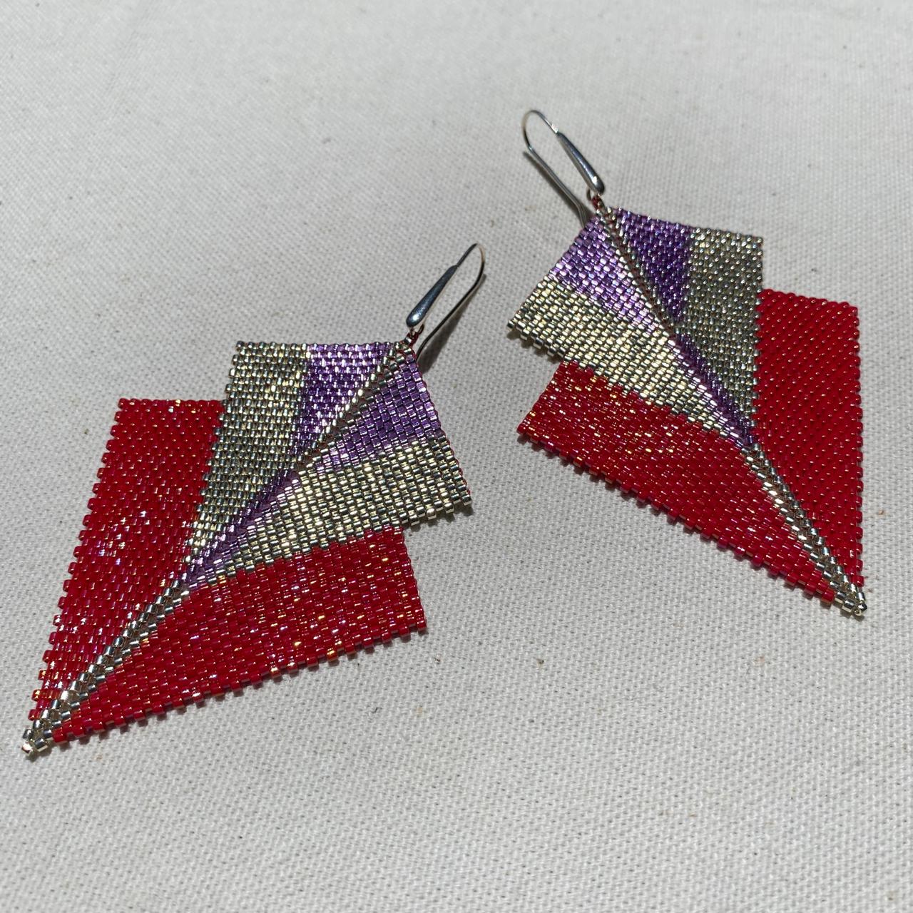 Aretes Sirius Rojo
