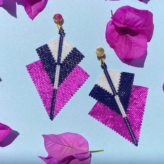 Aretes Sirius Fushia