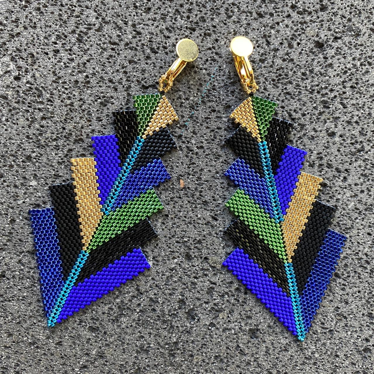 Aretes Prabhas Pavo Real