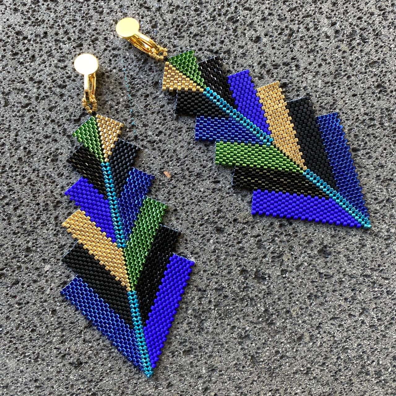 Aretes Prabhas Pavo Real