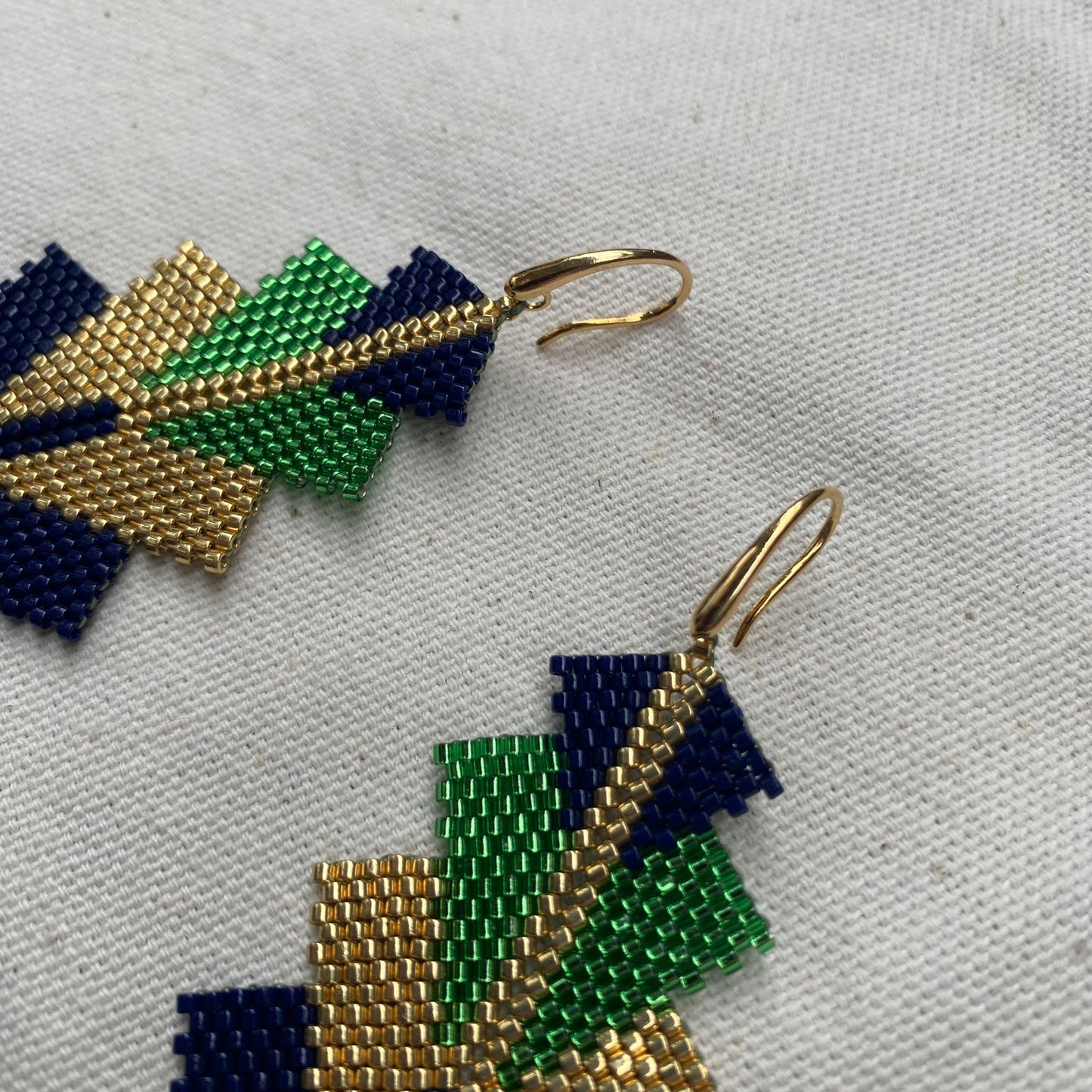 Aretes Capella Verde Limón