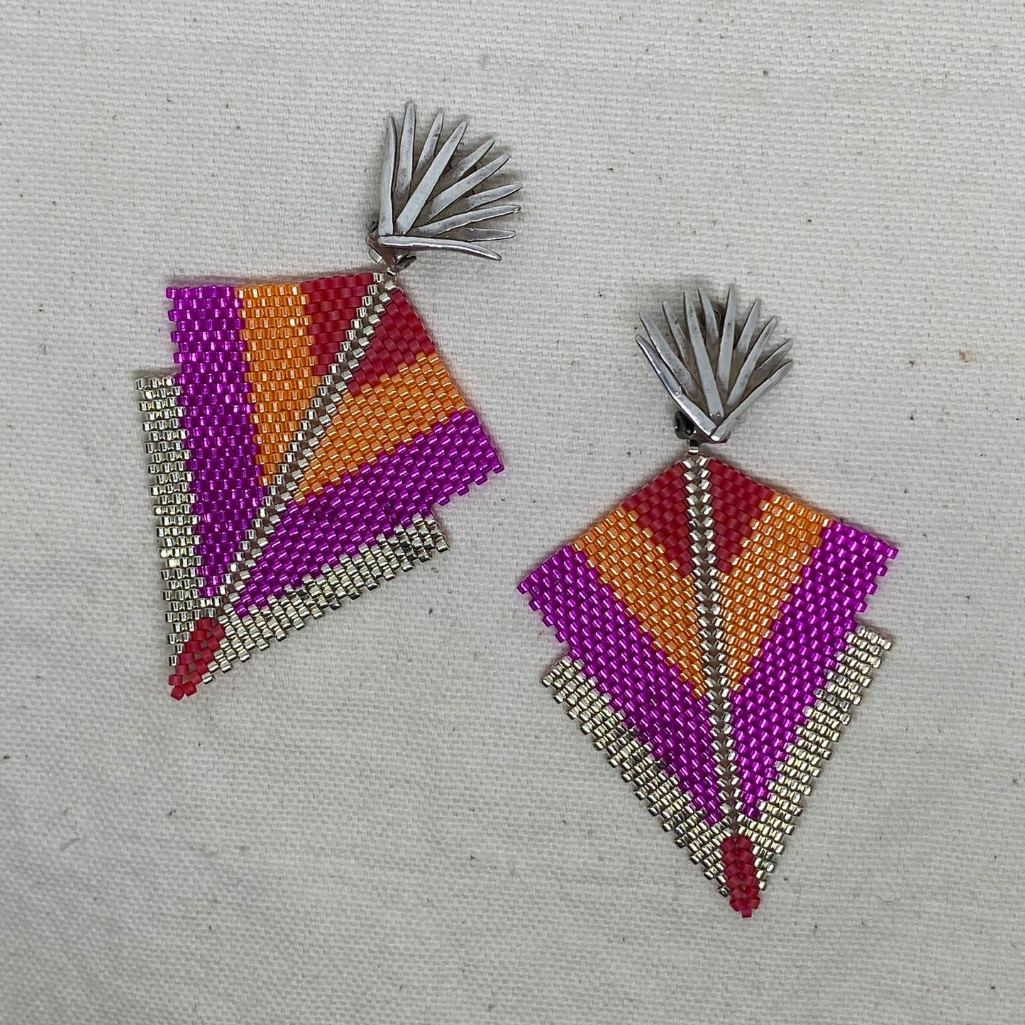 Aretes Magueyes de Plata 925