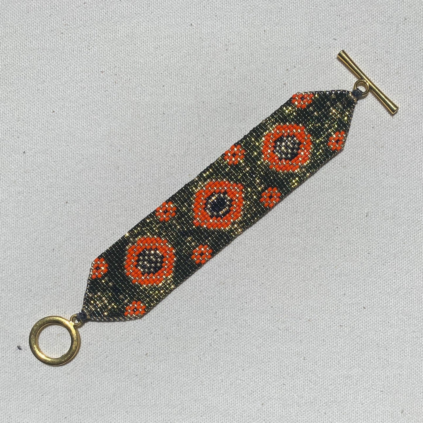 Pulsera Cempasúchitl Verde