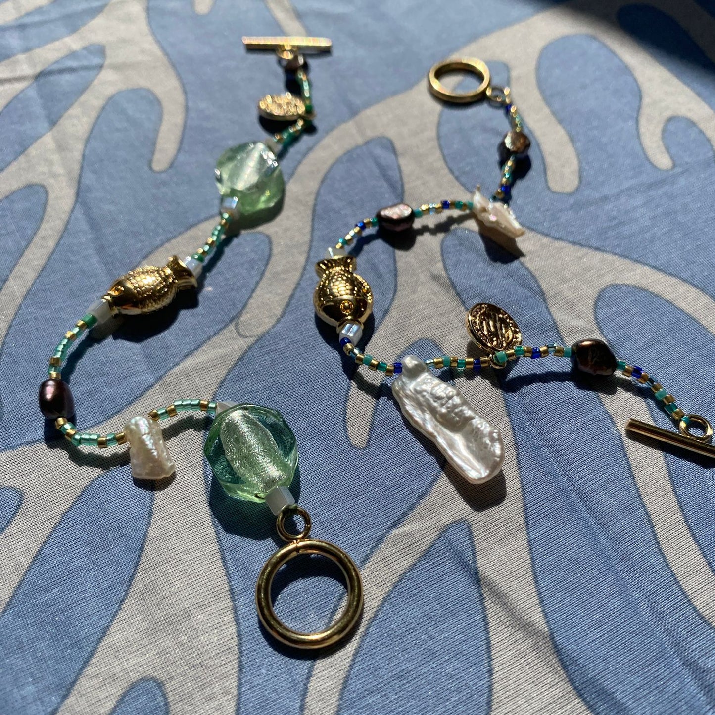 Pulsera Milagritos del Mar - Baño de Oro