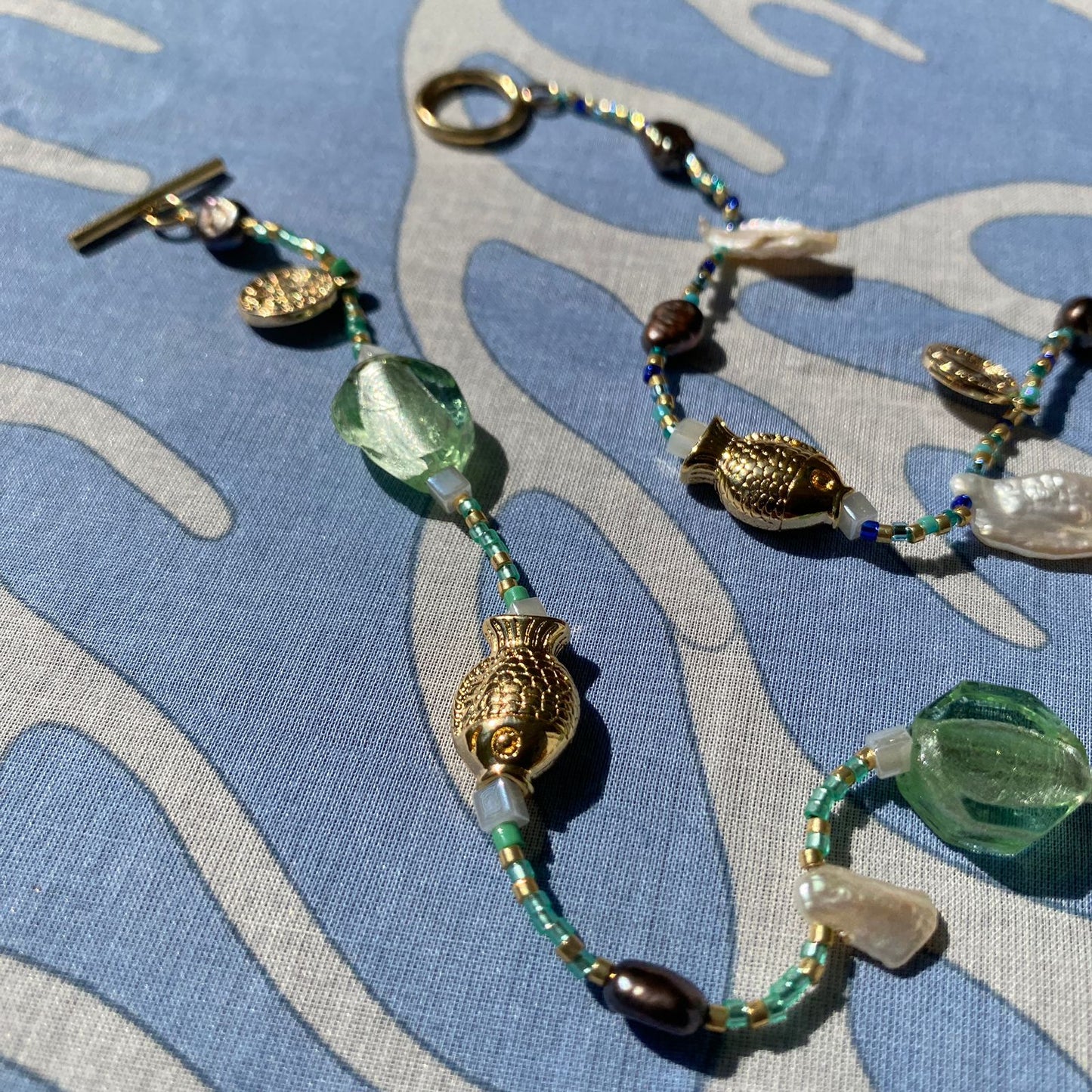 Pulsera Milagritos del Mar - Baño de Oro