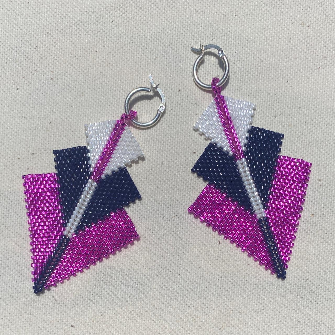 Aretes Danika Fushia