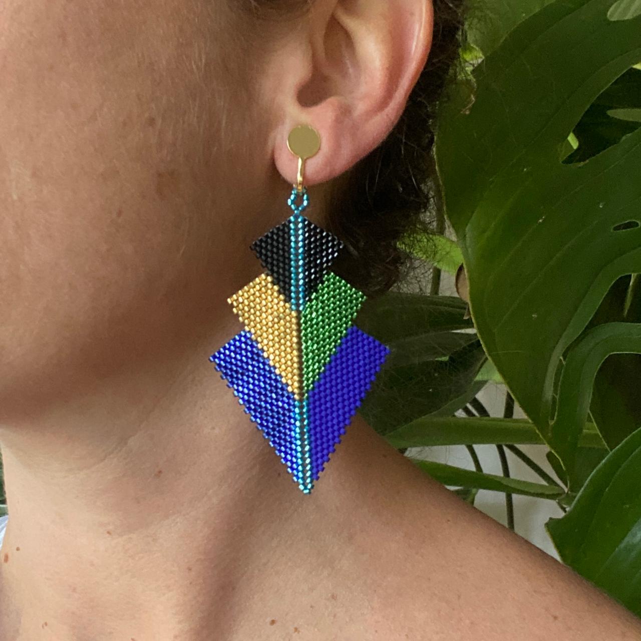 Aretes Danika Pavo Real