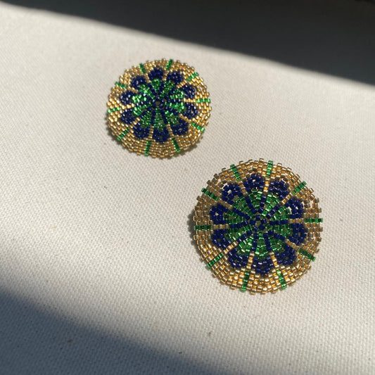 Aretes Juno Verde Limón