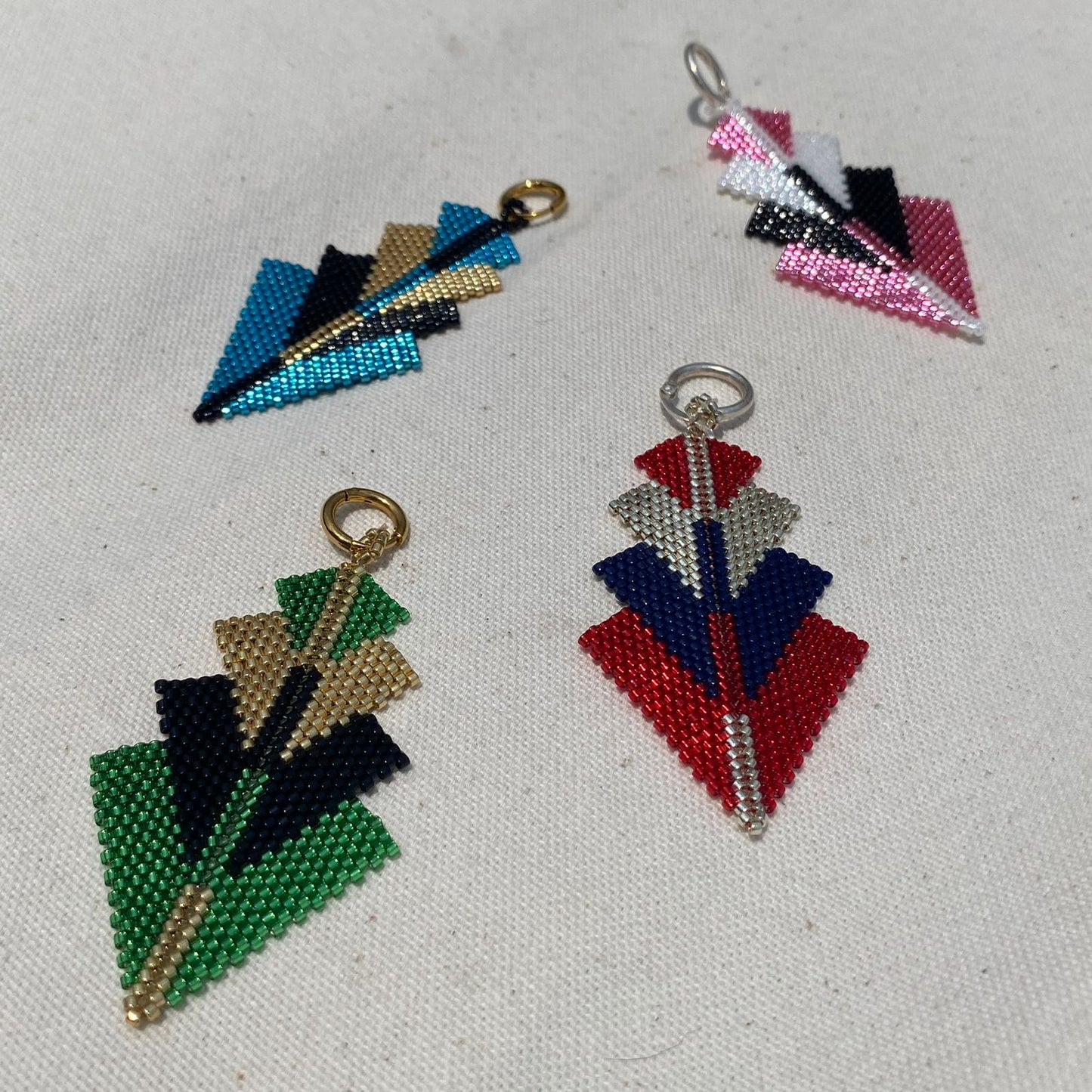 Aretes Rigel Verde Limón