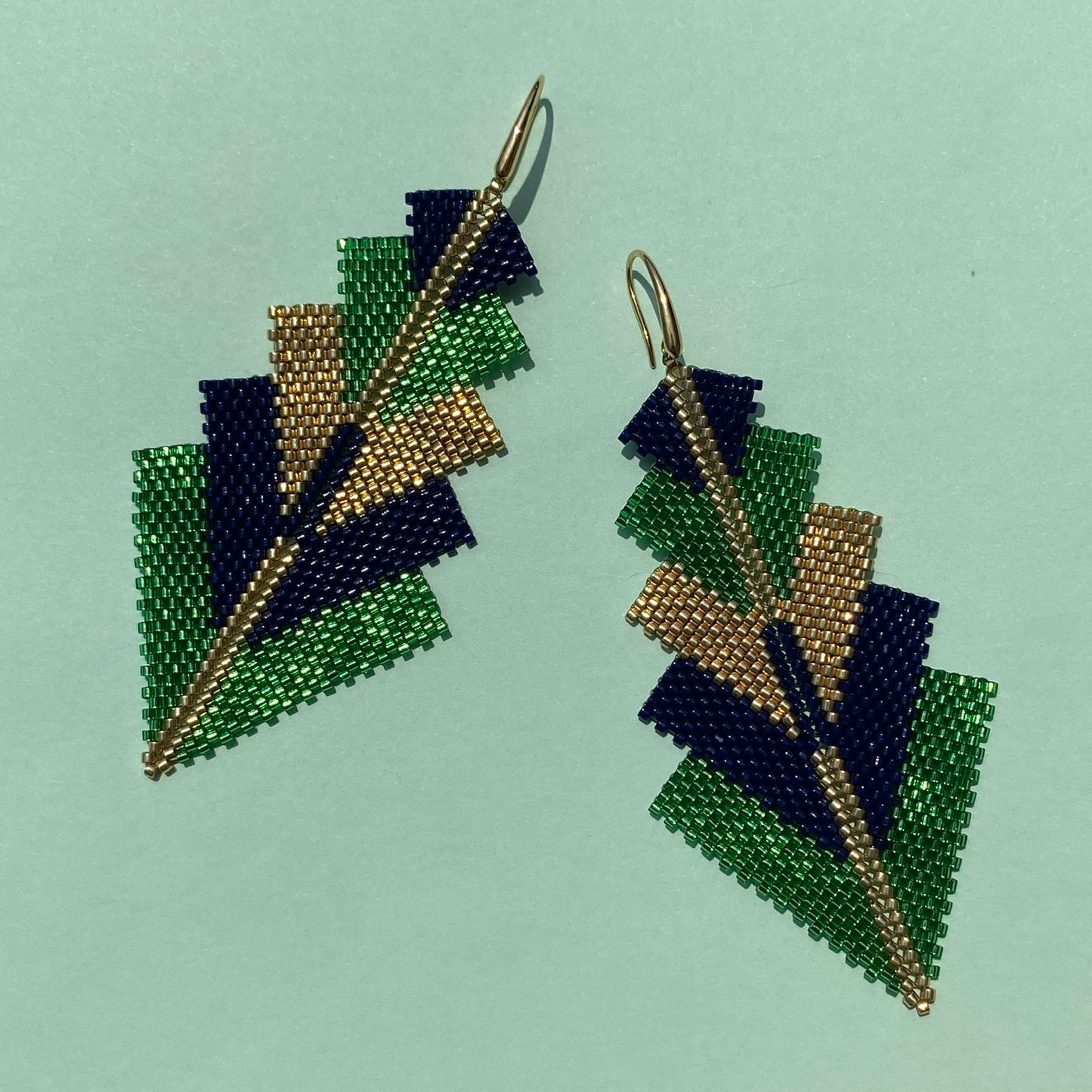 Aretes Capella Verde Limón