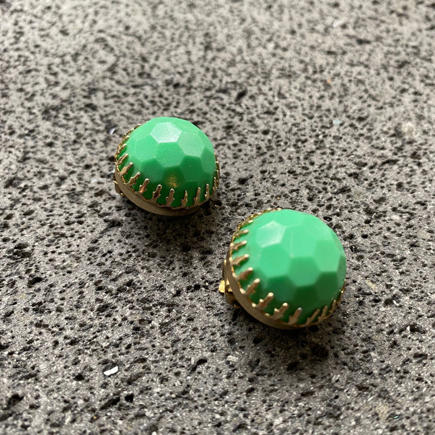 Clips Vintage Martillados Turquesa