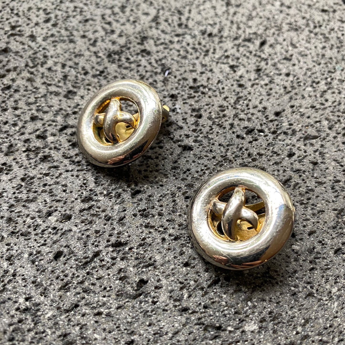 Clips Vintage Cruz Plateado