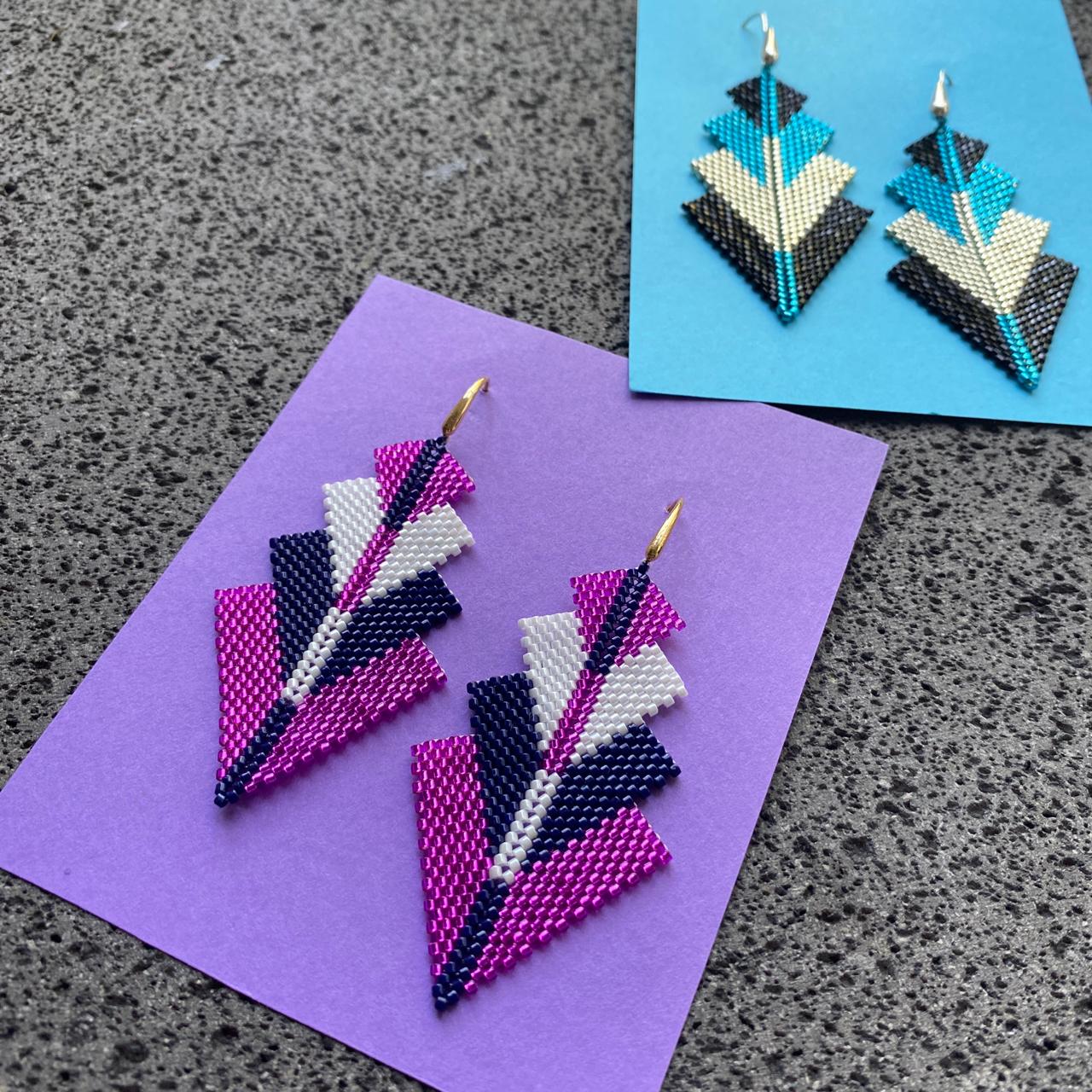 Aretes Rigel Fushia