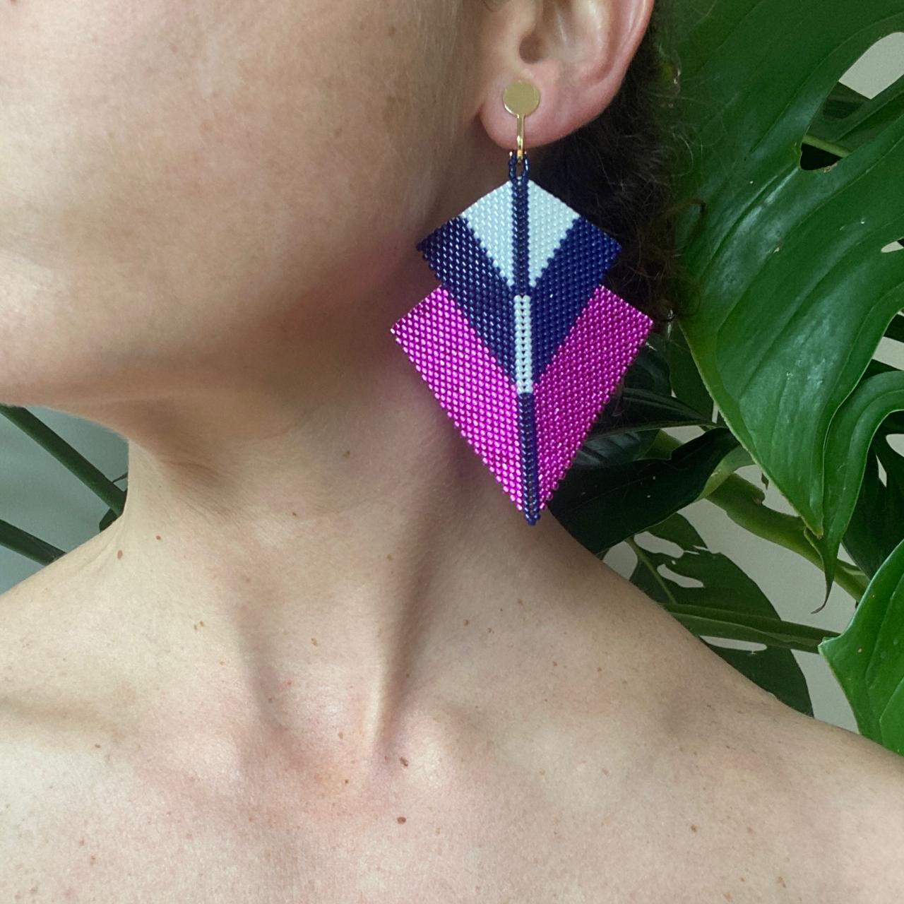 Aretes Sirius Fushia