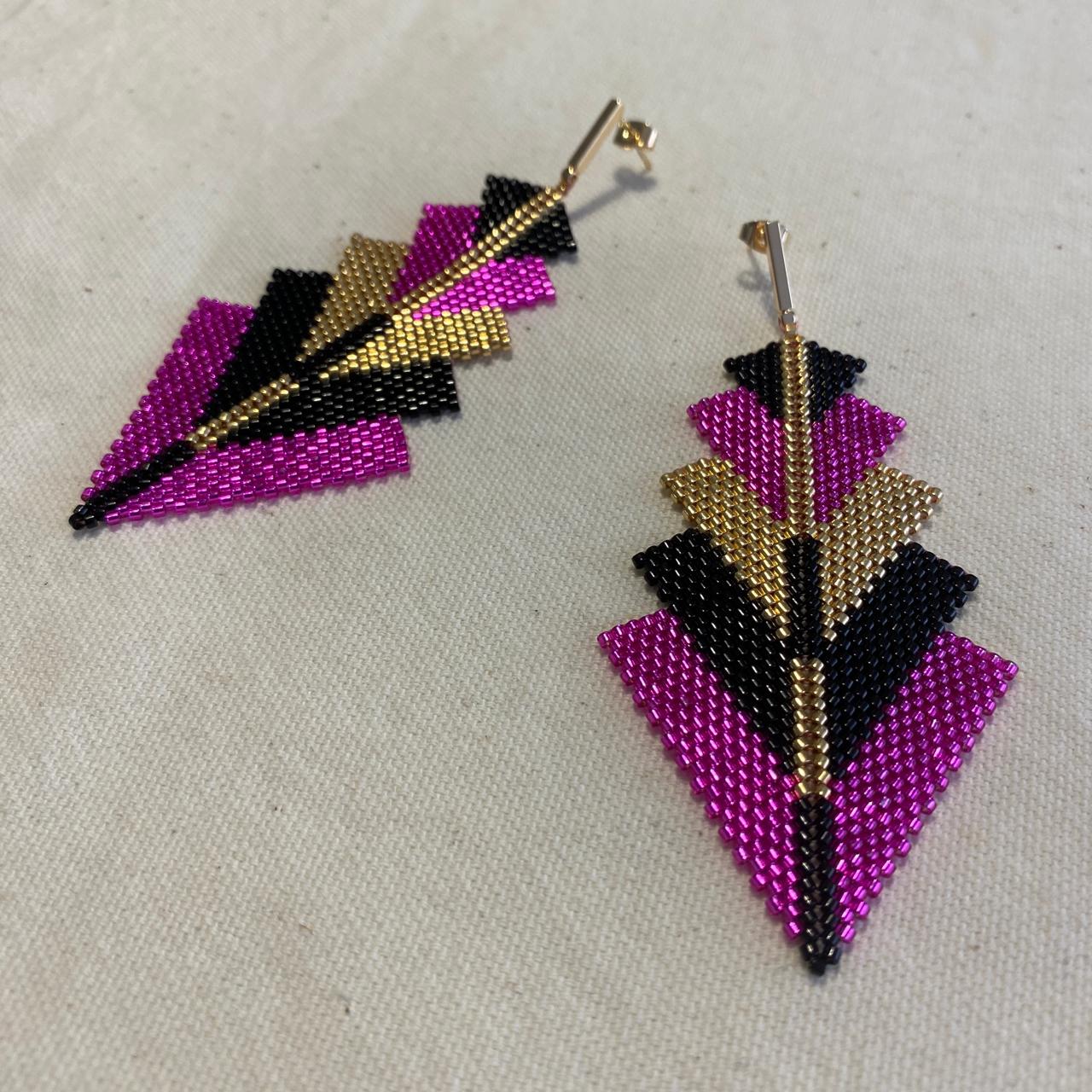 Aretes Capella Fushia