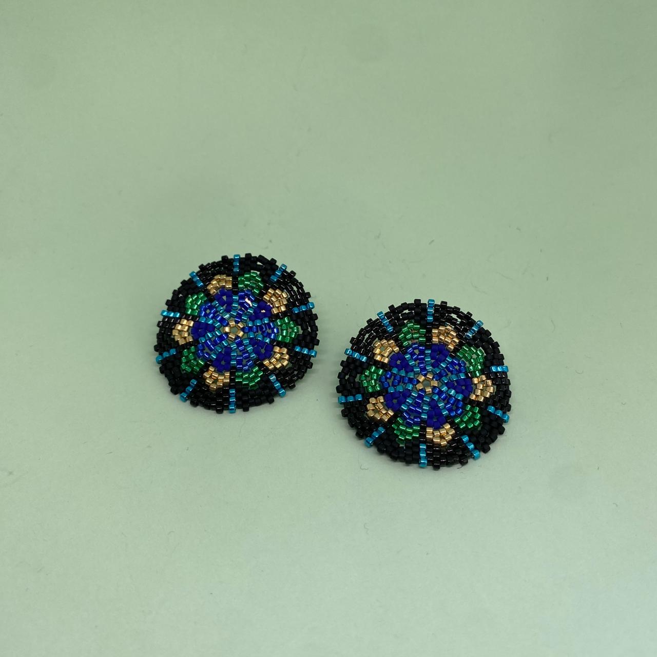 Aretes Juno Pavo Real