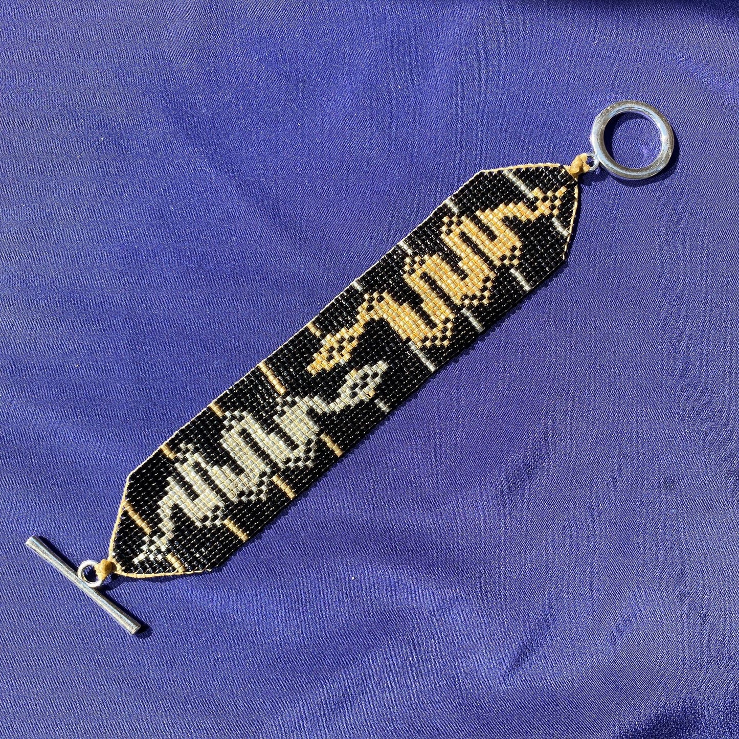 Pulsera Serpiente Negro