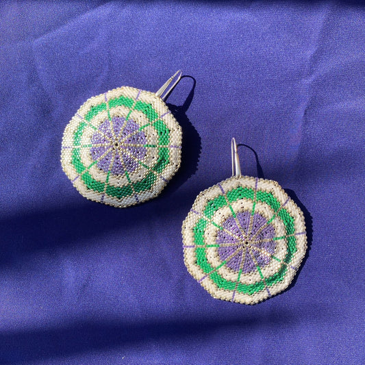 Aretes Titán Blanco