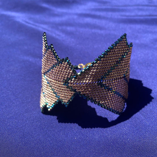Brazalete Vega Cobre y Verde