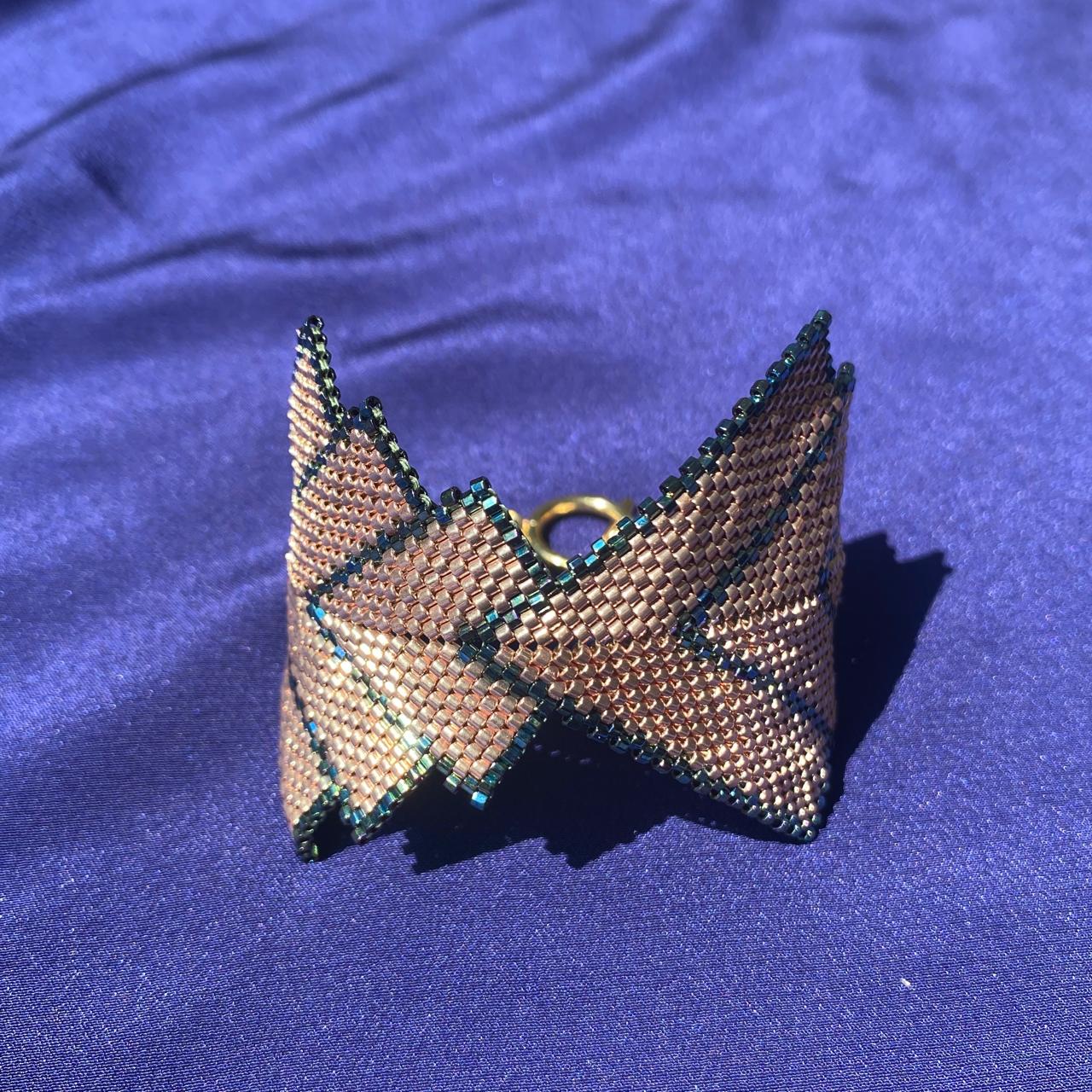 Brazalete Vega Cobre y Verde
