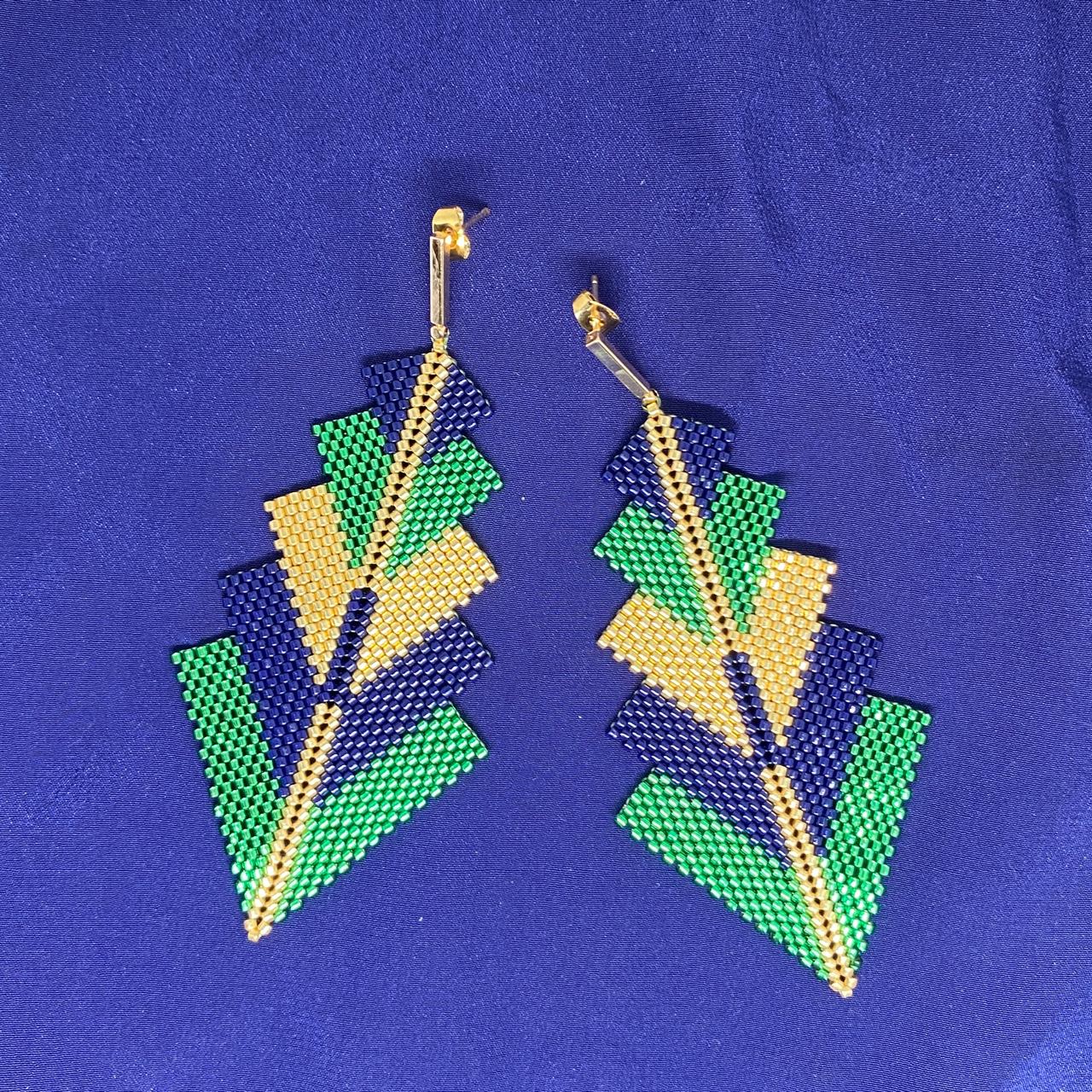 Aretes Capella Verde Limón