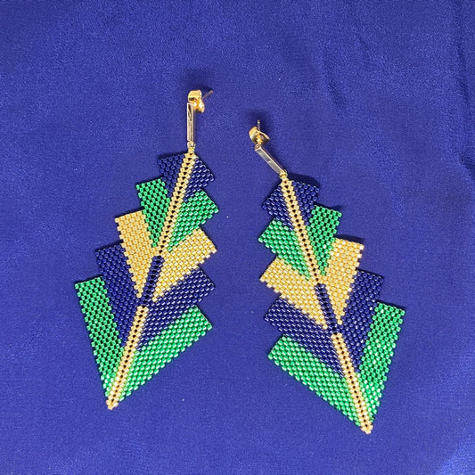 Aretes Capella Verde Limón